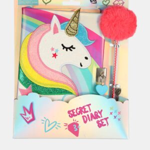 SET ANOTADOR 15 X 21 UNICORNIO BOLIGRAFO