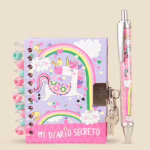 DIARIO INTIMO 10 X 13 CON CANDADO BOLIGRAFO