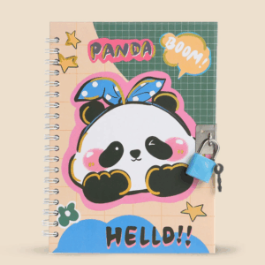 DIARIO INTIMO 13 X 18 PANDA